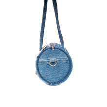 Load image into Gallery viewer, Denim Barrel Bag
