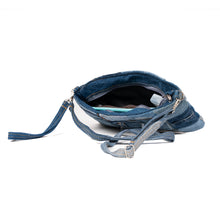 Load image into Gallery viewer, Denim Patchwork Clutch
