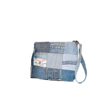 Load image into Gallery viewer, Denim Patchwork Clutch