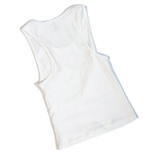Load image into Gallery viewer, White "Too Blessed to be Stressed" Tank