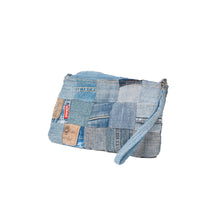 Load image into Gallery viewer, Denim Patchwork Clutch
