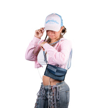 Load image into Gallery viewer, Denim Baguette Crossbody
