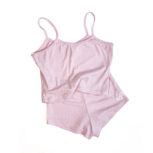 Load image into Gallery viewer, Pink Cami and Shorts Set
