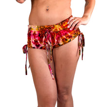 Load image into Gallery viewer, Red Tie Dye Shorts
