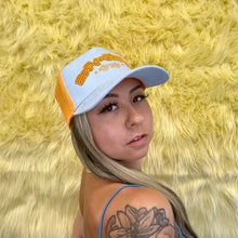 Load image into Gallery viewer, Blue &amp; Orange Trucker Hat
